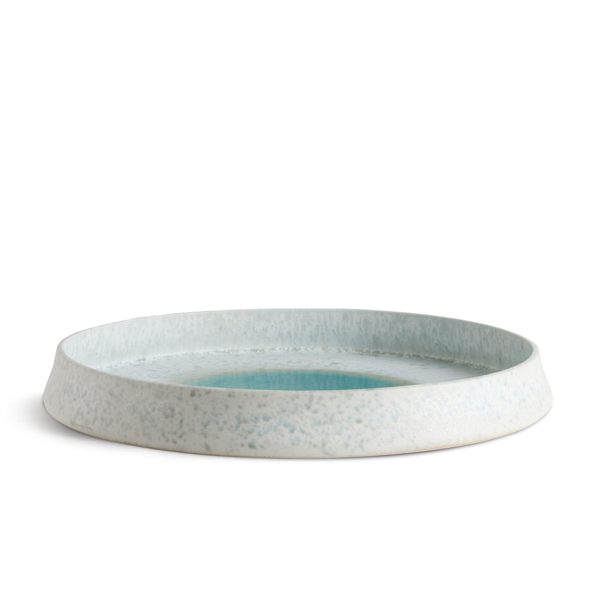 L'Objet Terra Round Platter - Large - Seafoam Decorative Bowl, alternate view