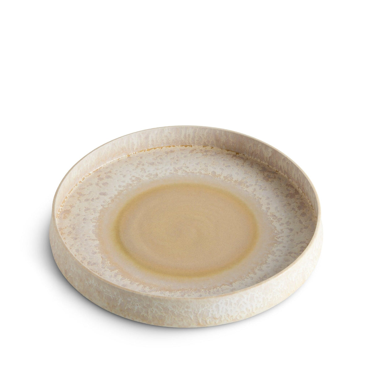 L'Objet Terra Round Platter - Medium - Dusty Rose Decorative Bowl, alternate view