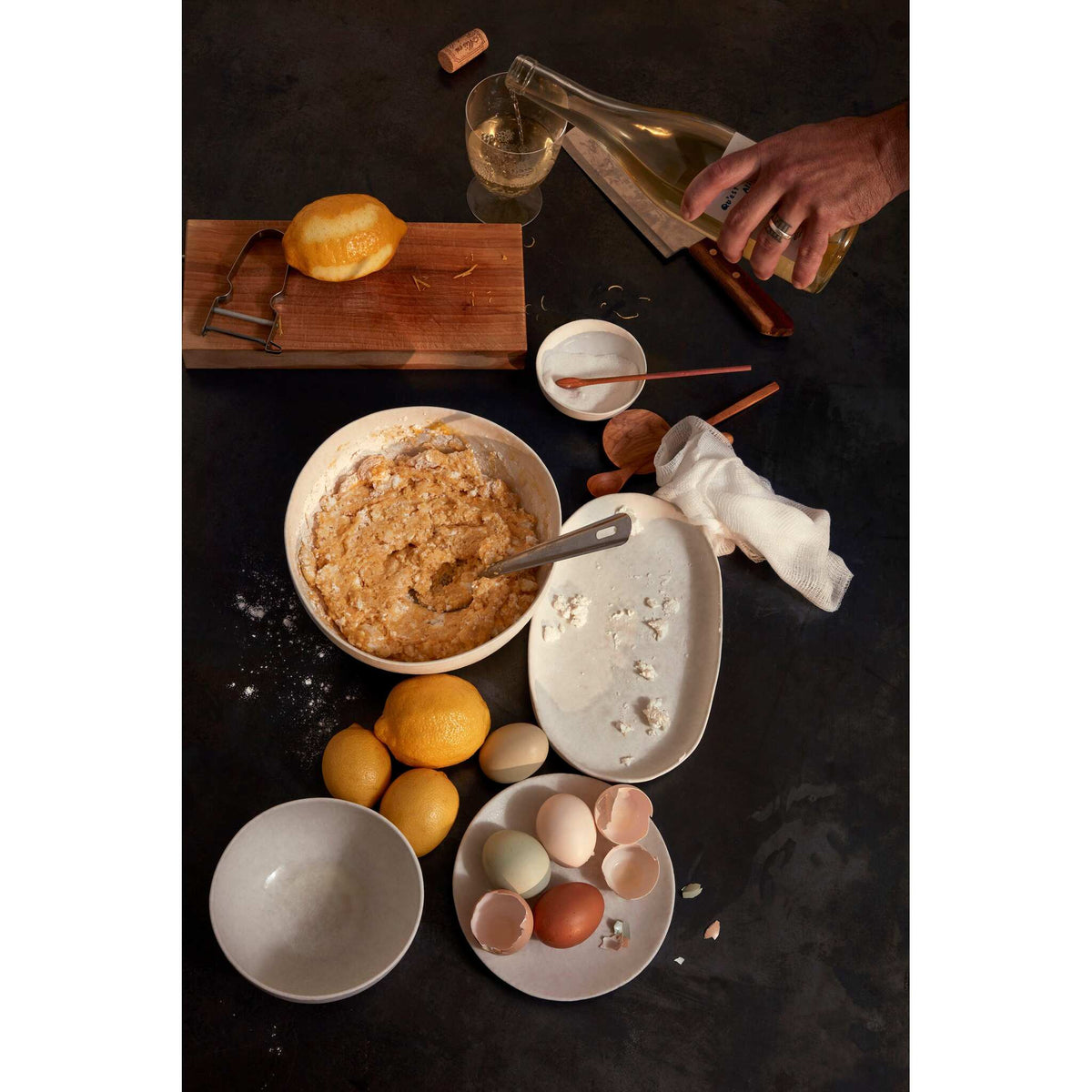 L'Objet Terra Salad / Ramen Bowl - Stone, alternate view