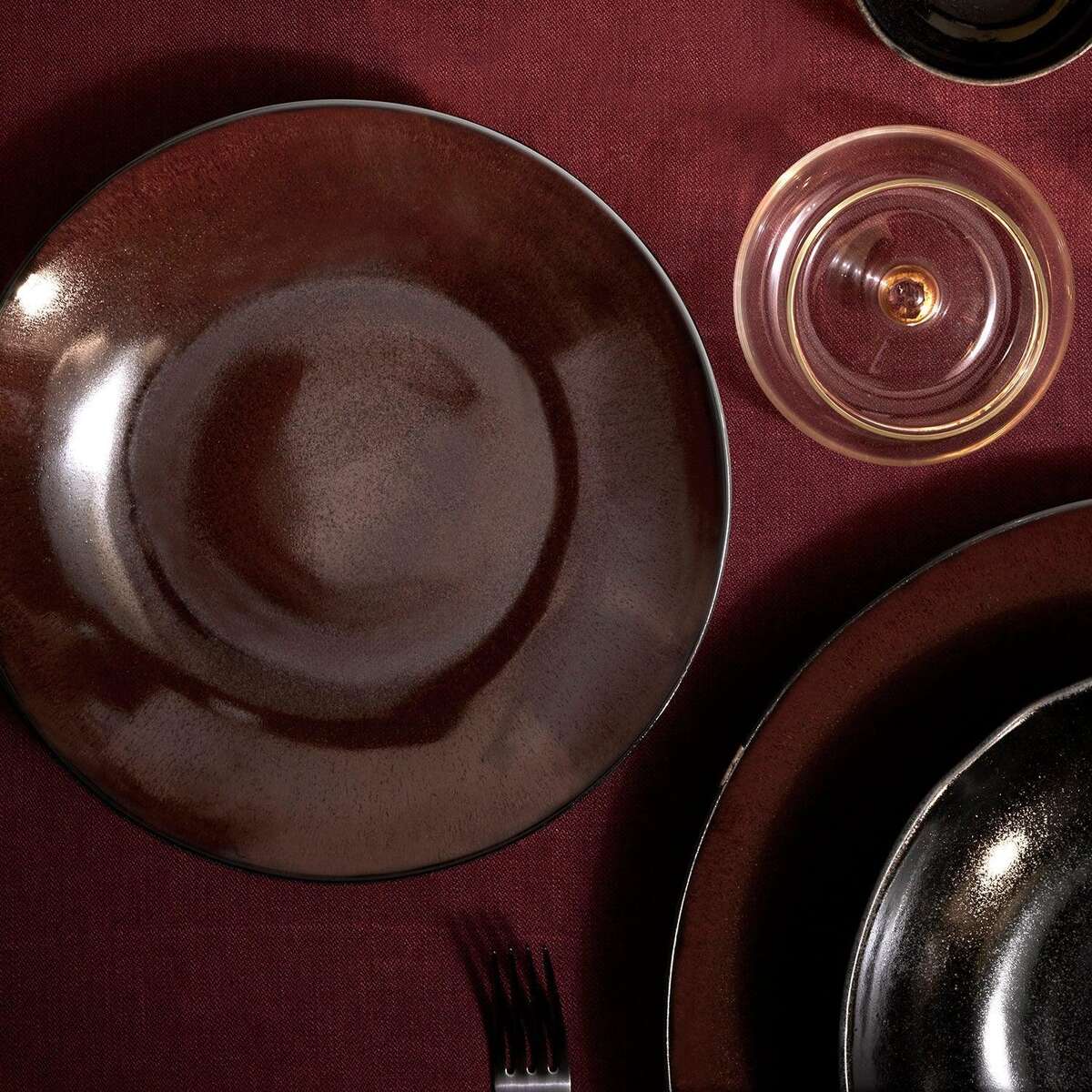 L'Objet Terra Soup Plate - Wine Soup Plates & Rimmed Soup Bowl, alternate view
