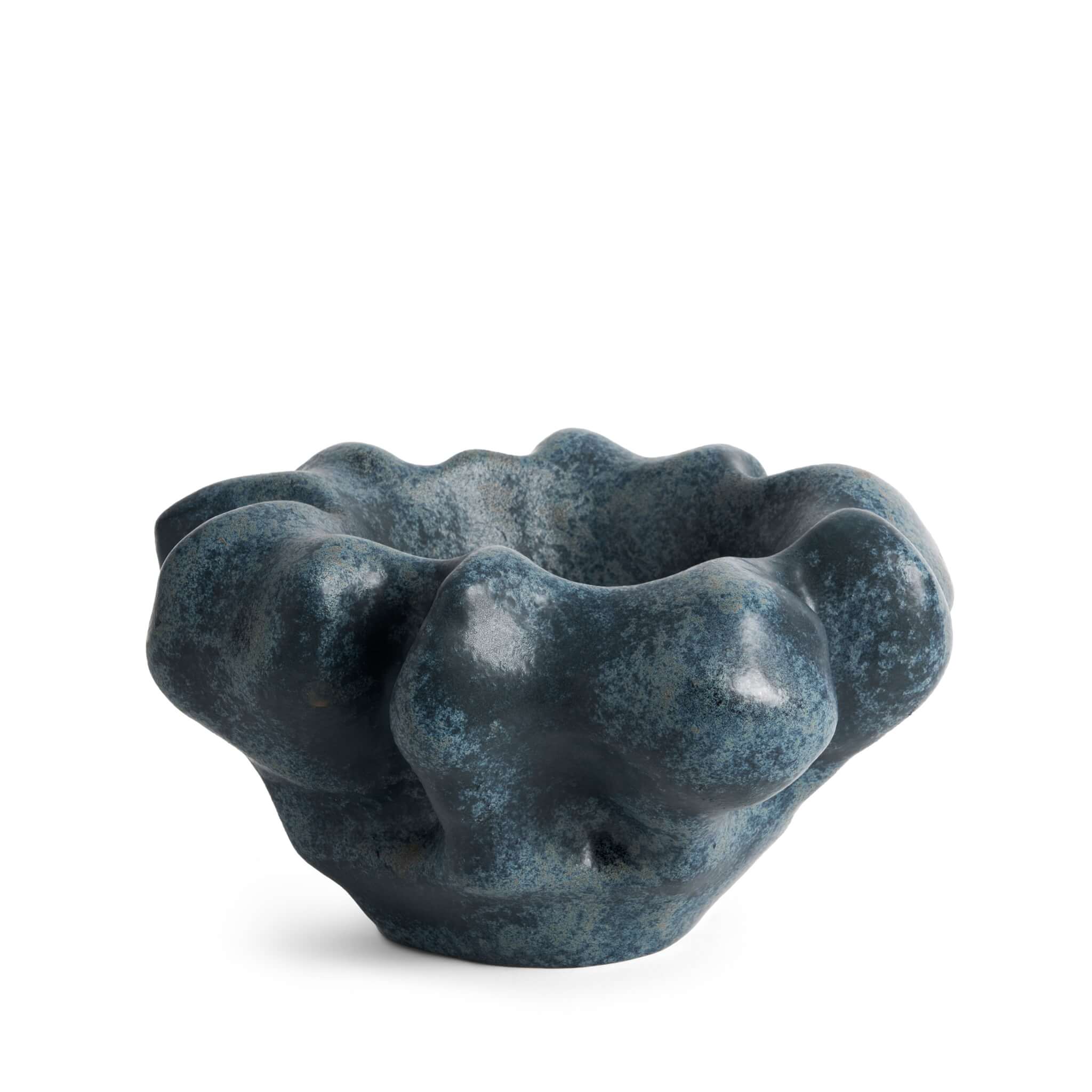 L'Objet Timna Coupe Bowl - Aged Iron