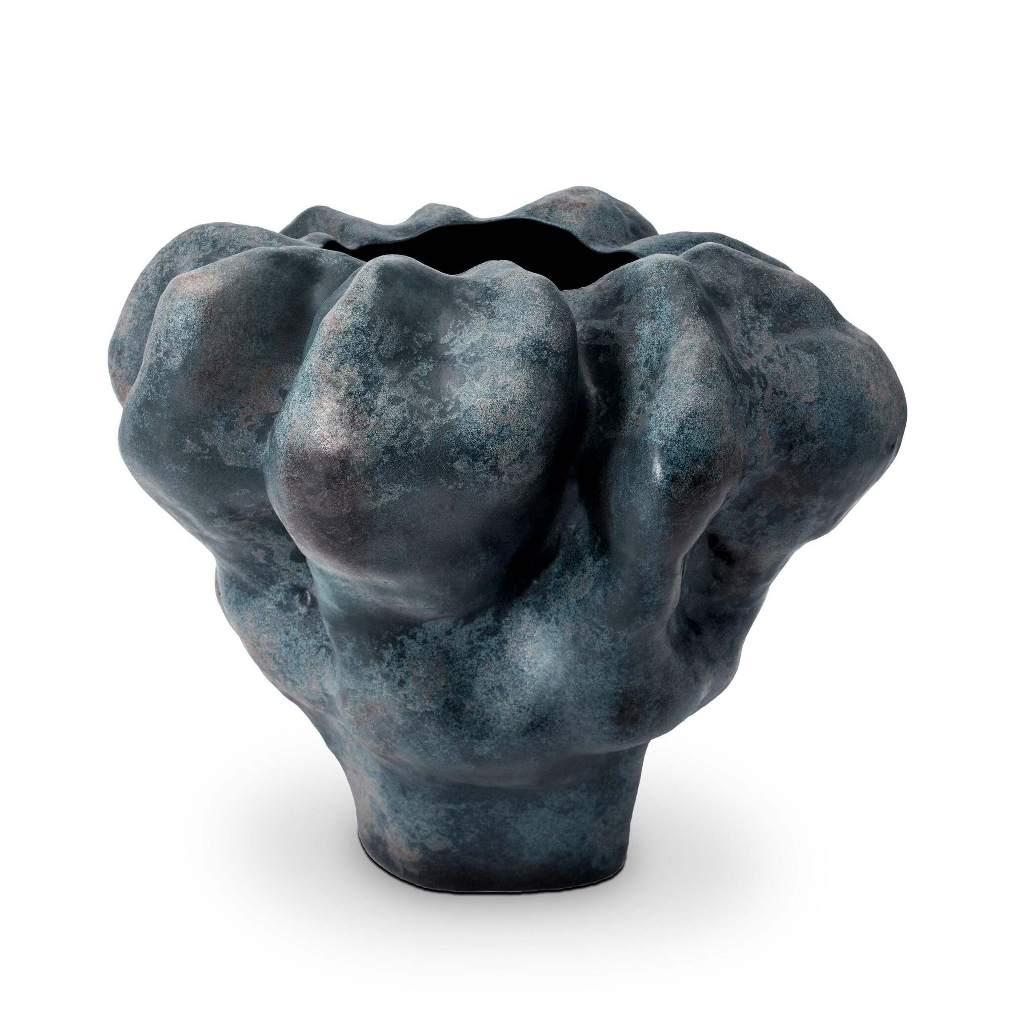 L'Objet Timna Vase - Short - Aged Iron