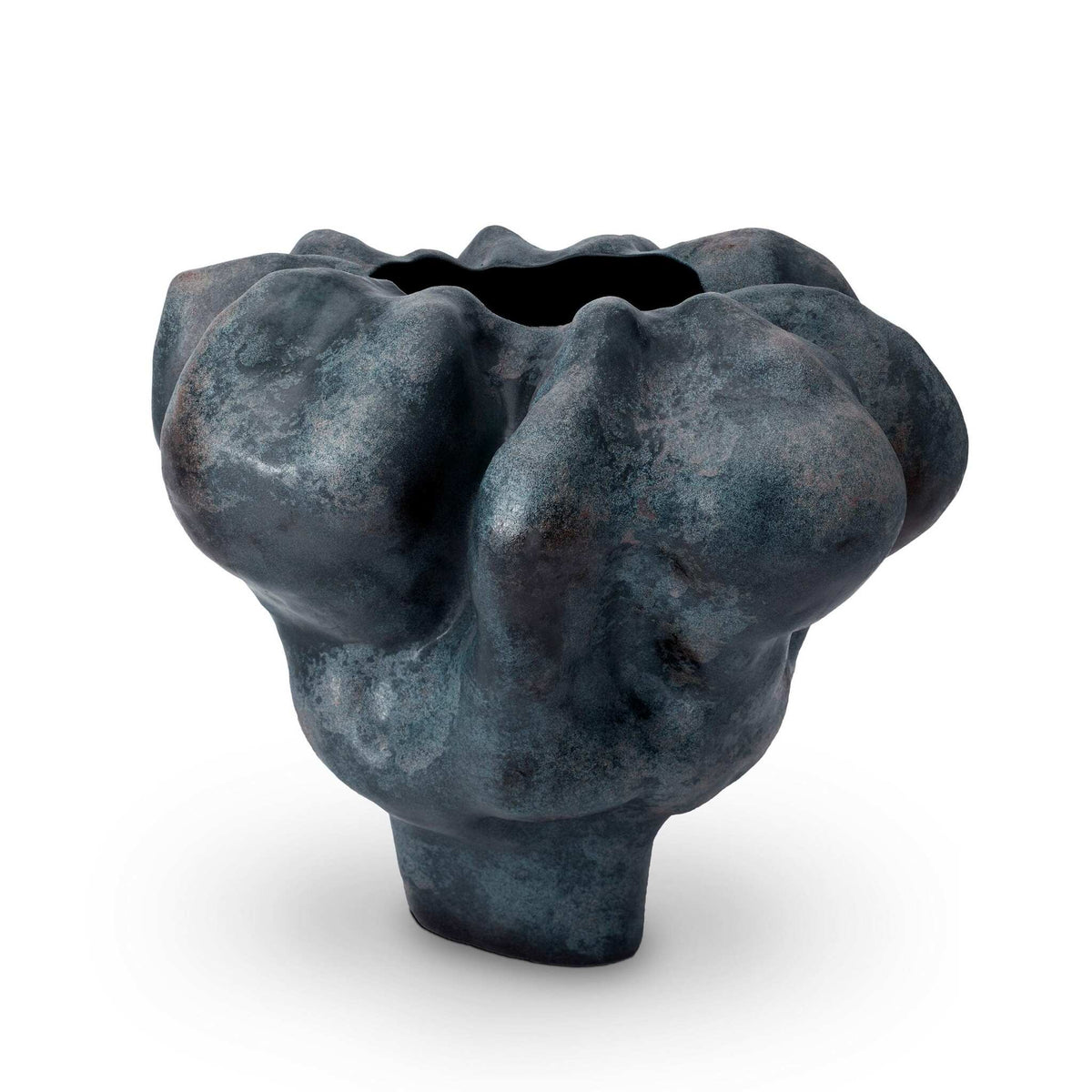 L'Objet Timna Vase - Short - Aged Iron, alternate view