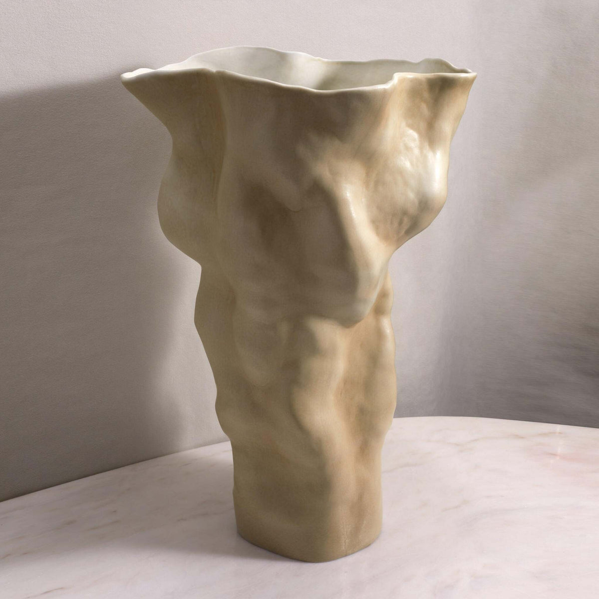 L'Objet Timna Vase - Tall - Latte, alternate view
