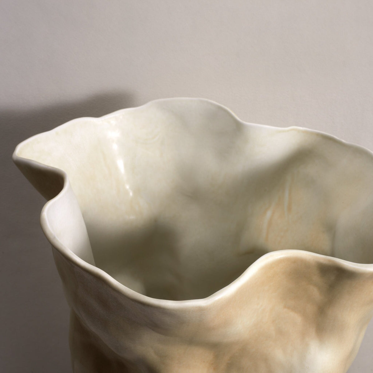 L'Objet Timna Vase - Tall - Latte, alternate view
