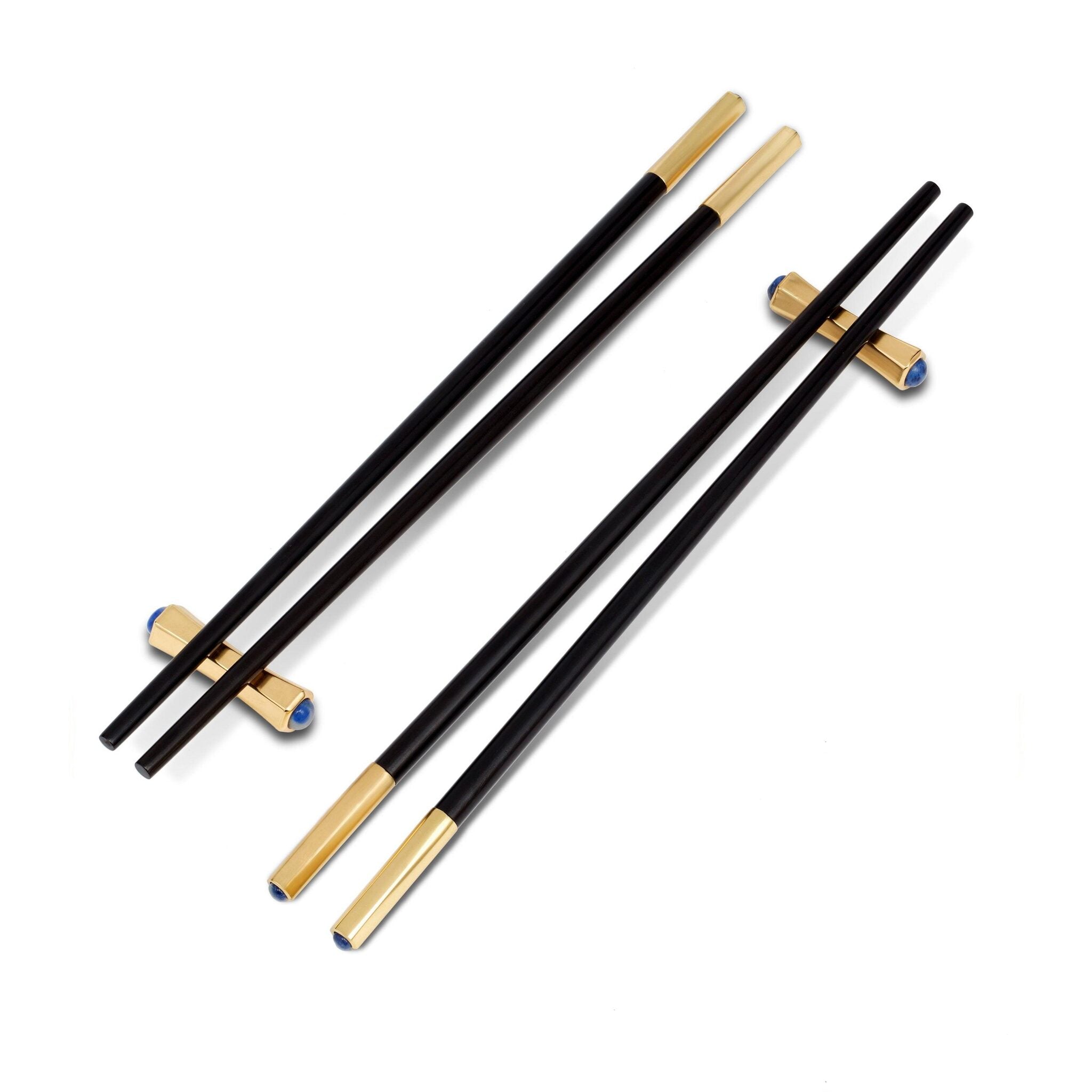 L'Objet Zen Chopsticks + Rests (Set of 2 Pairs) Chopsticks & Chopstick Holder