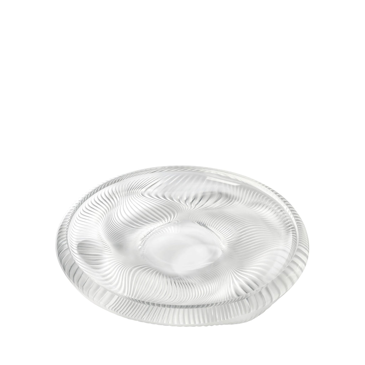 Lalique Alizé Bowl in Clear on a white background