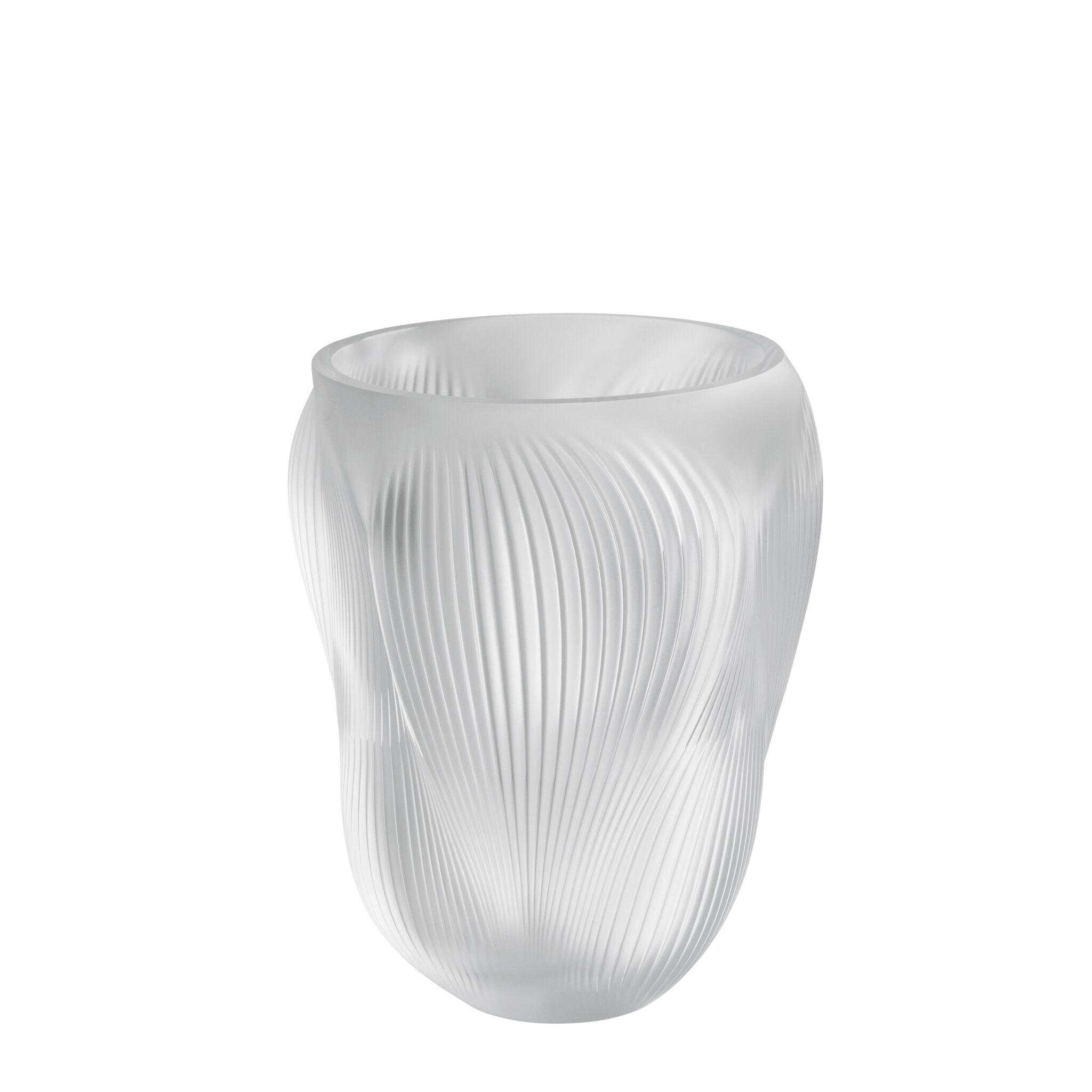 Lalique Alizé Large Vase