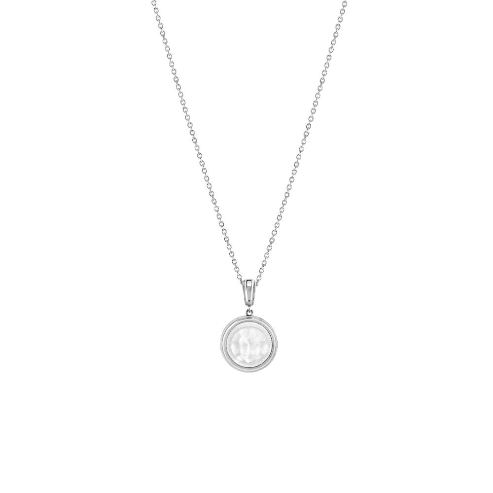 Lalique Aréthuse Round Pendant Women's Fine Pendant Necklace