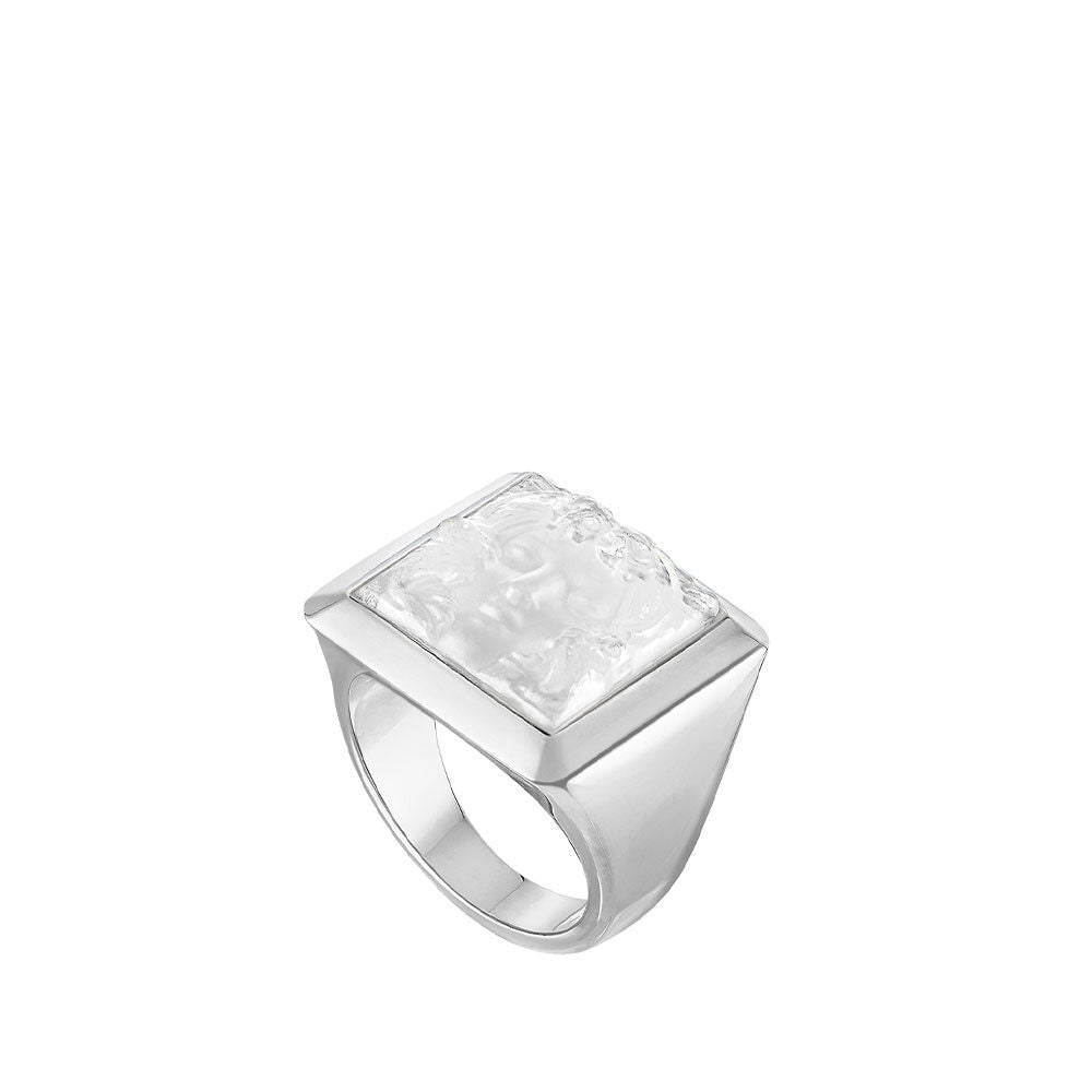 Lalique Aréthuse Signet Ring — 61 (US 9 ½)
