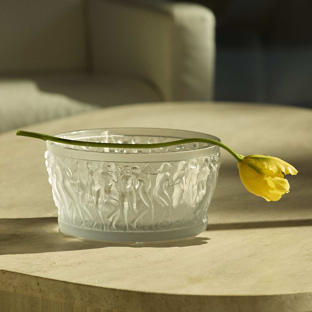 Lalique Bacchantes Bowl, alternate view