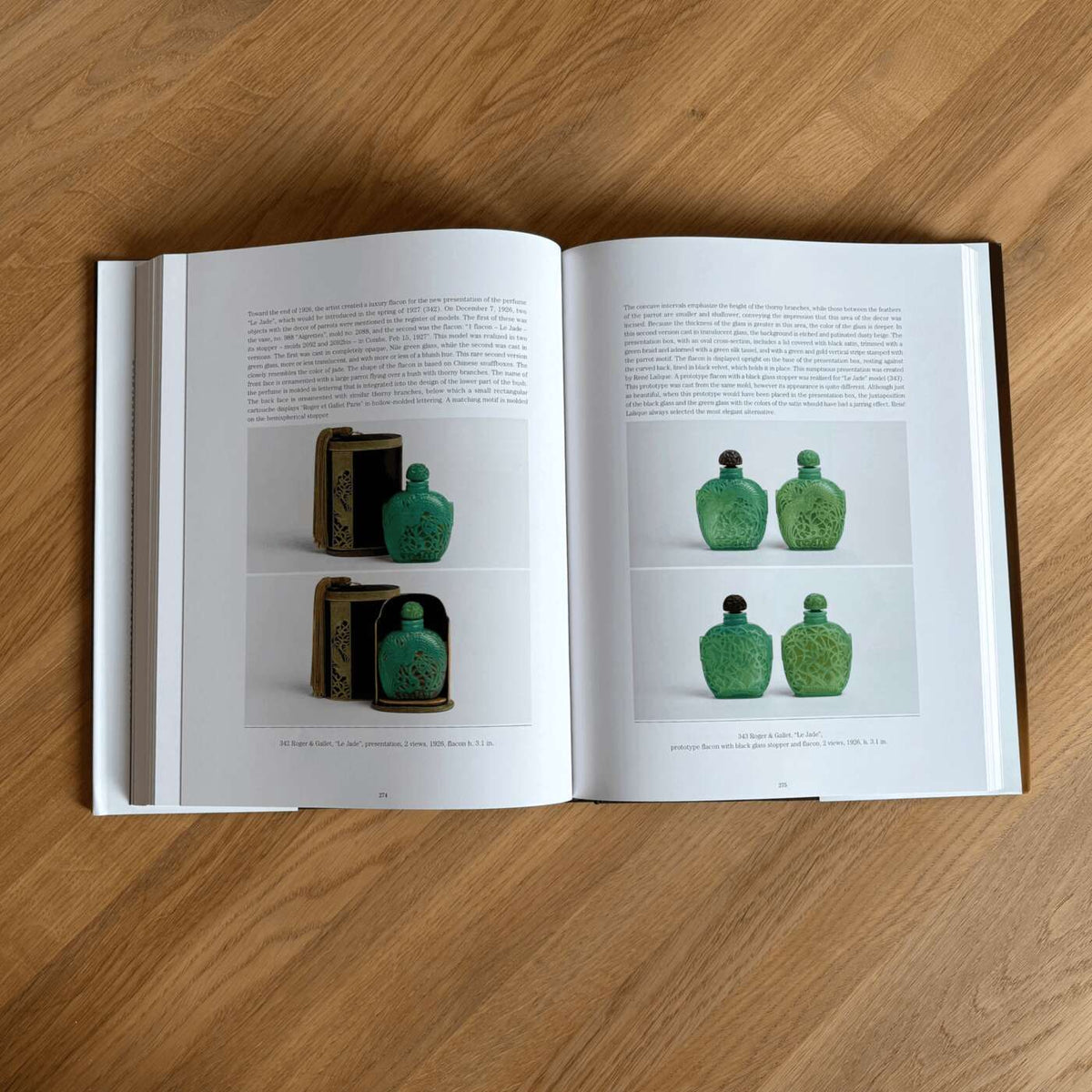 Lalique Book "The Art of René Lalique, Flacons and Powder Boxes", alternate view