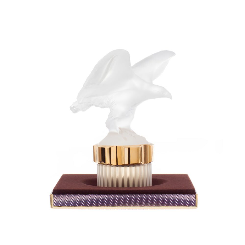 Lalique Collectible Crystal Flacon “Aigle” Decorative Perfume Bottle, alternate view