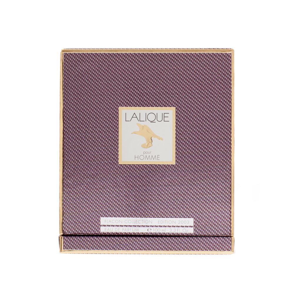 Lalique Collectible Crystal Flacon “Aigle” Decorative Perfume Bottle, alternate view