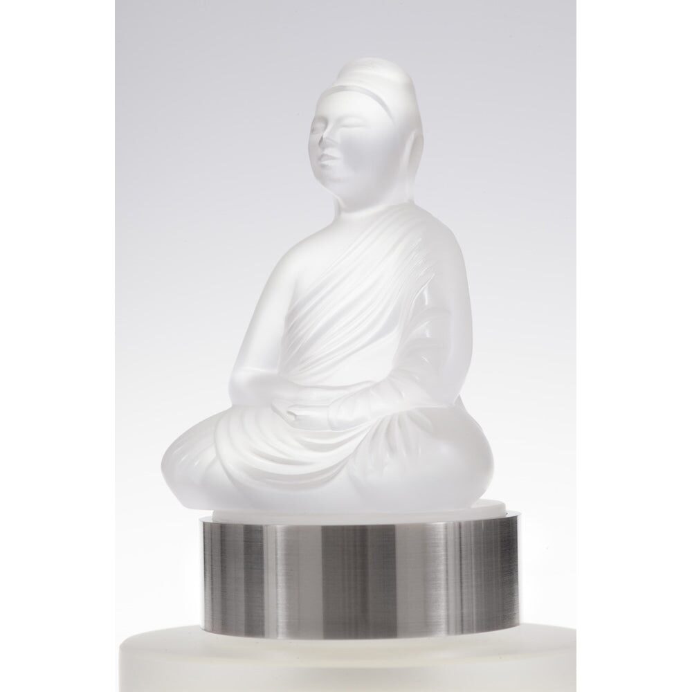 Lalique Collectible Crystal Flacon « Bouddha » Decorative Perfume Bottle, alternate view