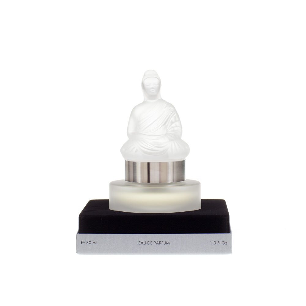 Lalique Collectible Crystal Flacon « Bouddha » Decorative Perfume Bottle, alternate view