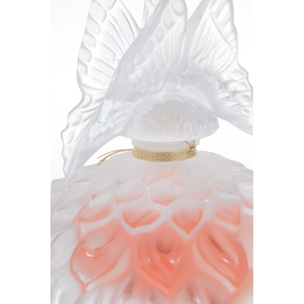 Lalique Collectible Crystal Flacon “Butterfly” Decorative Perfume Bottle, alternate view