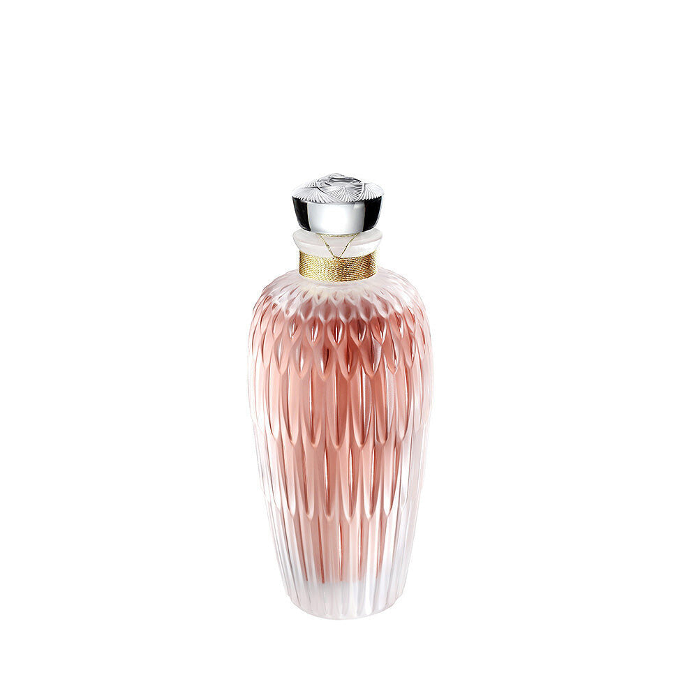 Lalique Collectible Crystal Flacon “Plume” Decorative Perfume Bottle