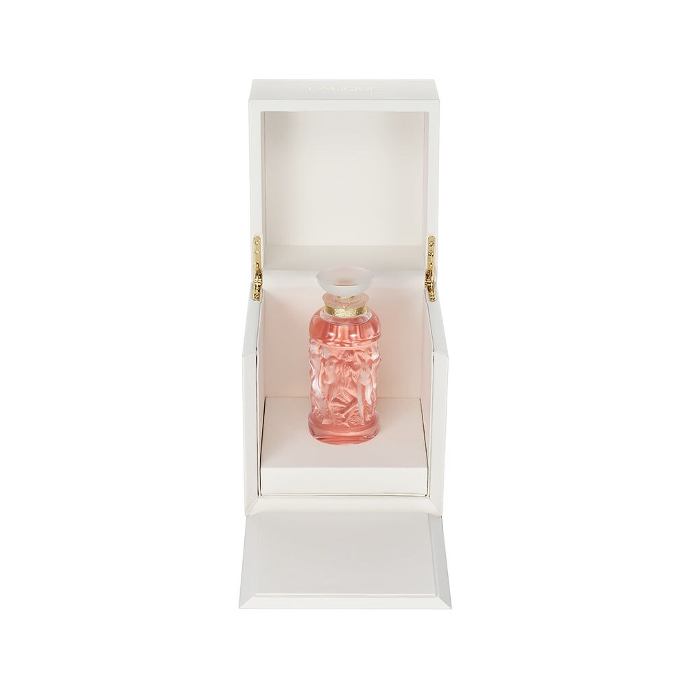 Lalique Crystal Collectible Flacon “Bacchantes” Decorative Perfume Bottle, alternate view