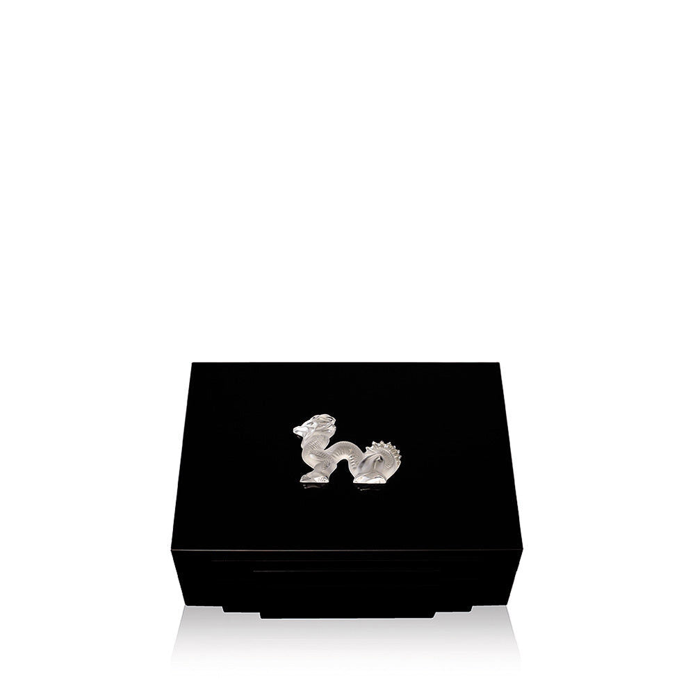 Lalique Dragon Jewellery Box Small Size