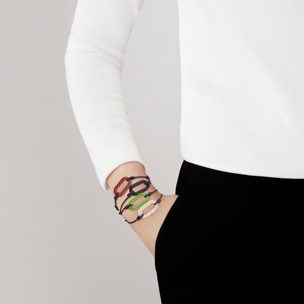 Lalique Empreinte Animale Cord Bracelet – L, detail view