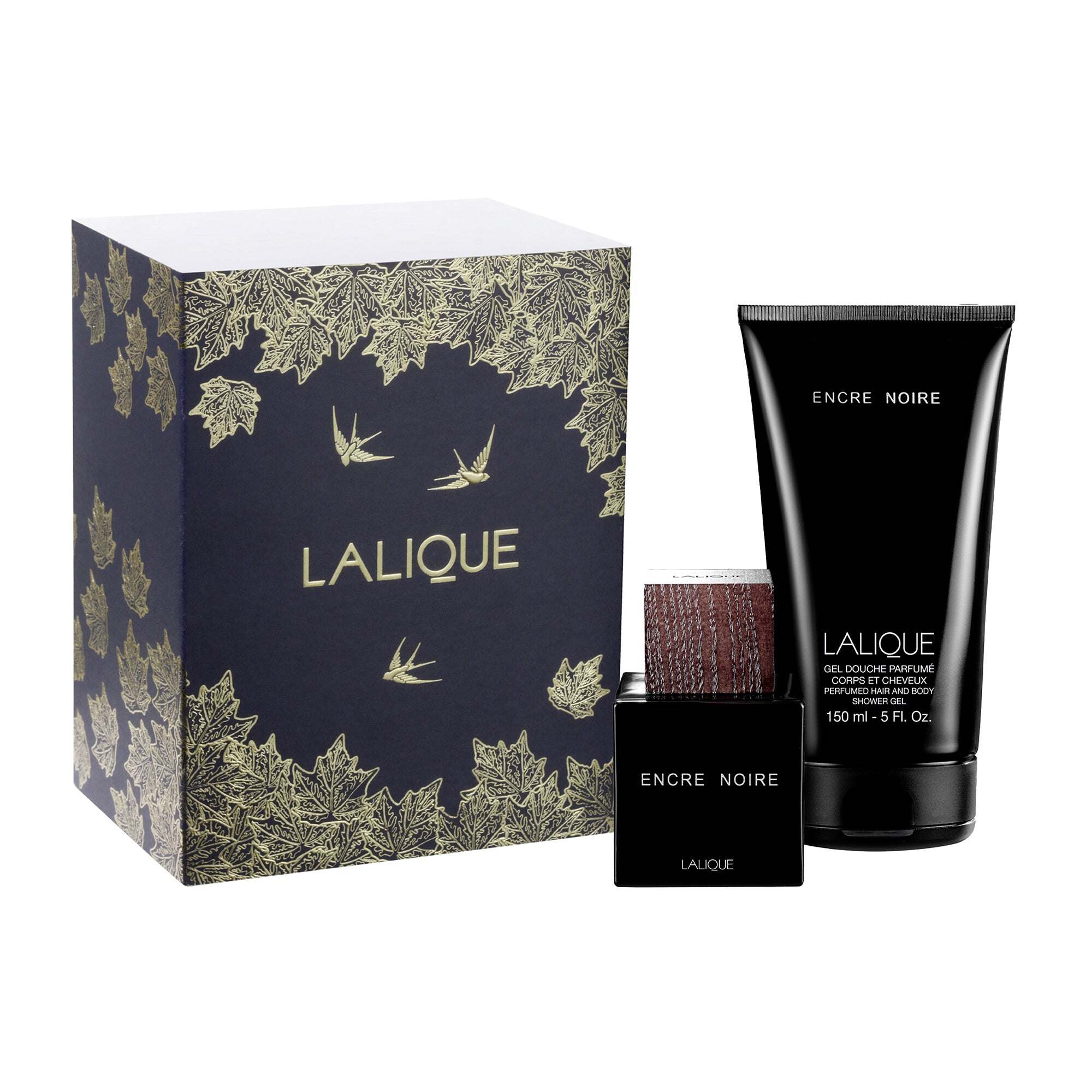 Lalique Encre Noire, Gift Set 2025 Perfume — 100 ml (3.3 Fl. Oz.)