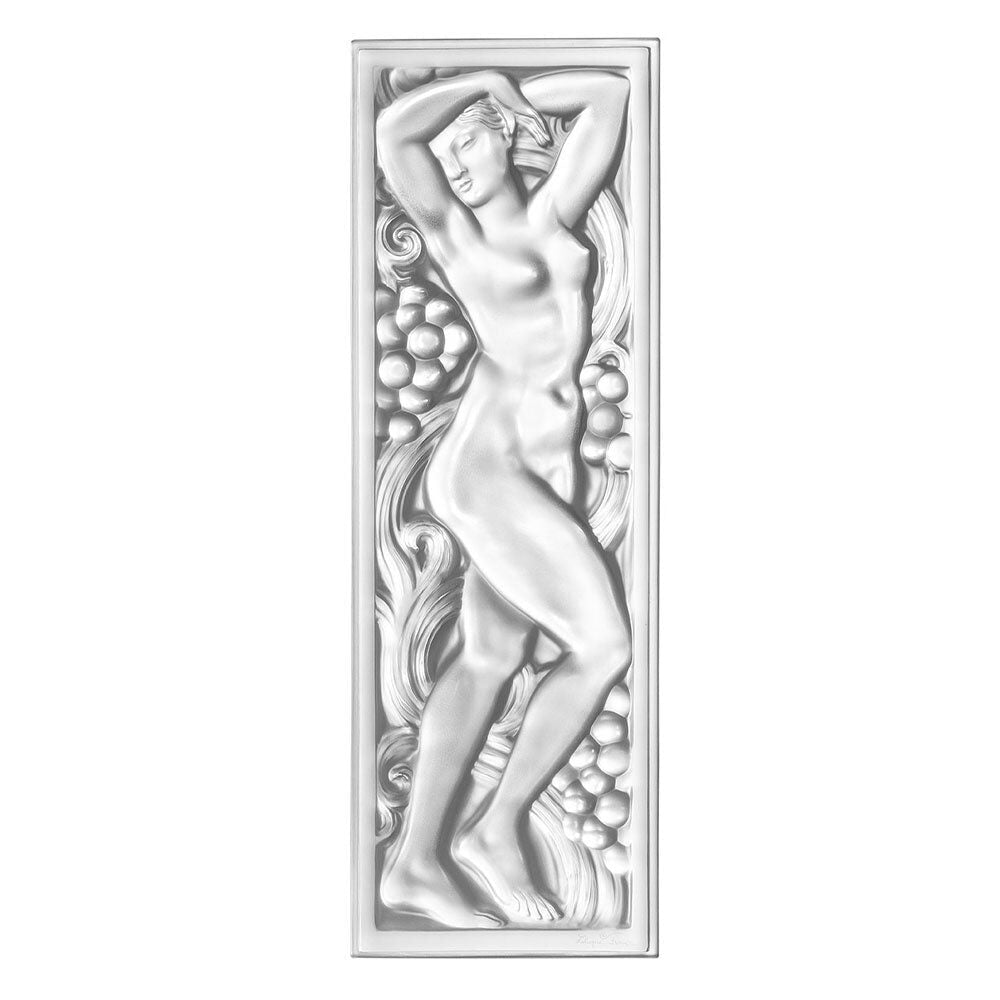 Lalique Femme Bras Levés Decorative Panel Wall Sculpture