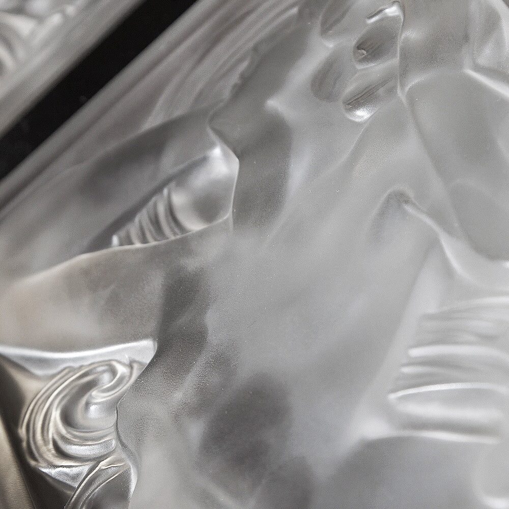 Lalique Femme Tête Levée Decorative Panel Wall Sculpture, alternate view