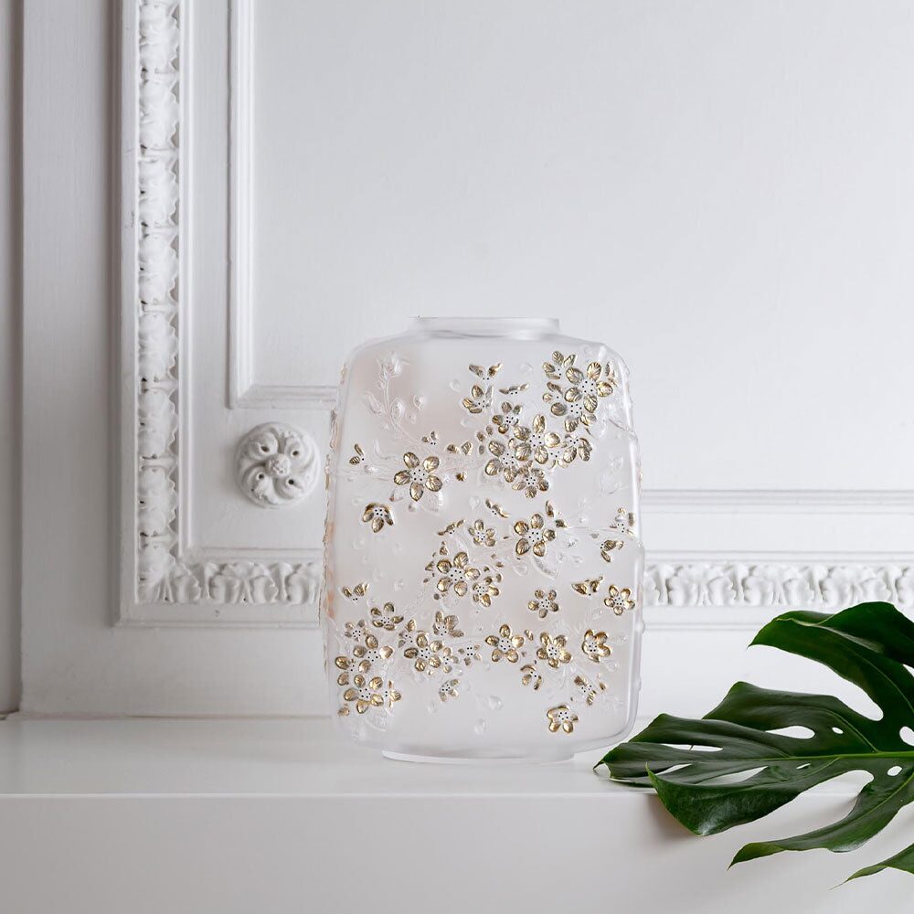Lalique Fleurs De Cerisier Vase, alternate view