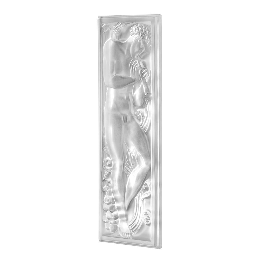 Lalique Joueur De Pipeau Decorative Panel Wall Sculpture, alternate view
