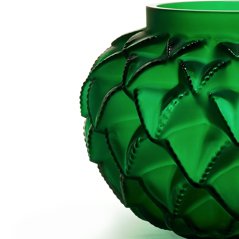Lalique Languedoc Small Vase, alternate view