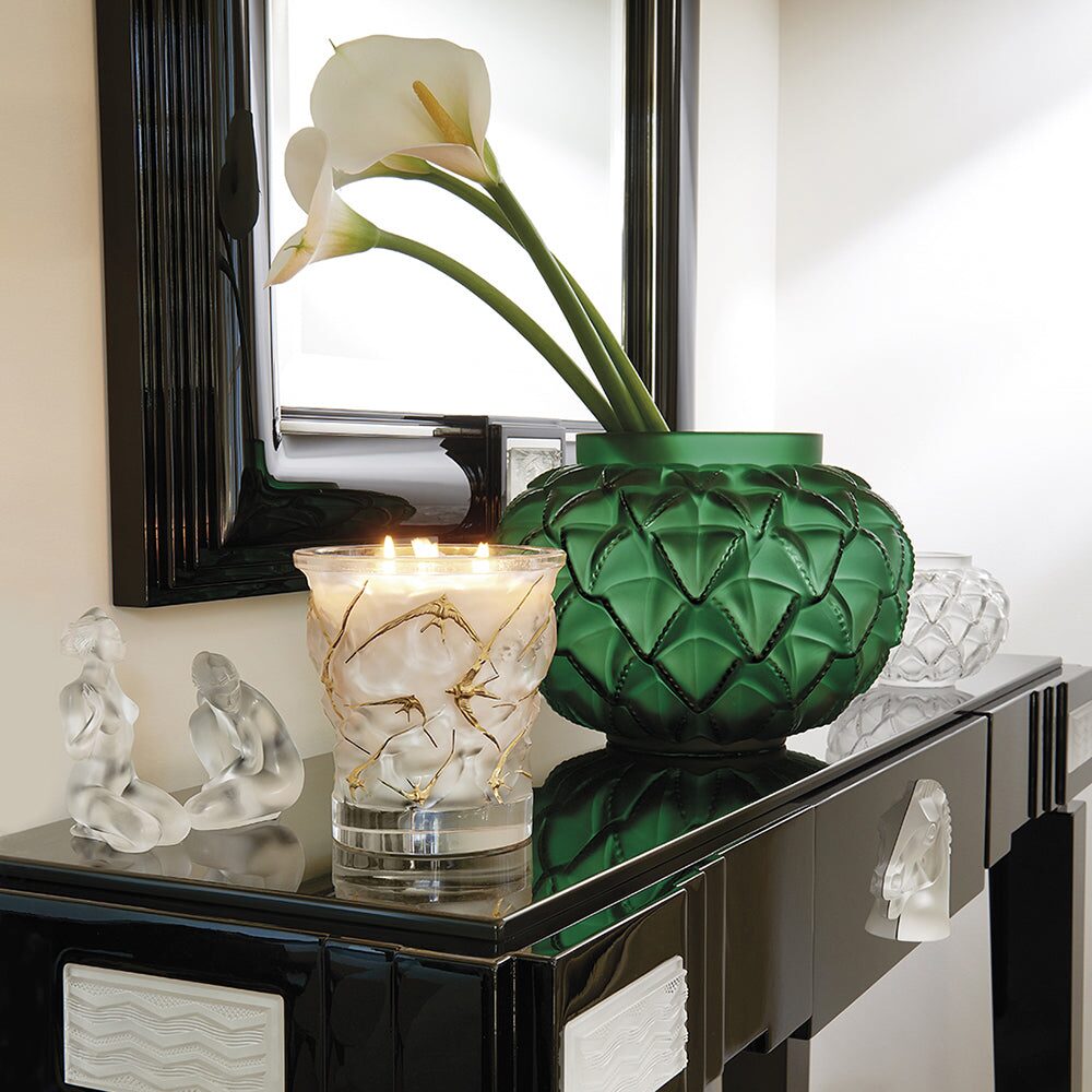 Lalique Languedoc Vase, alternate view