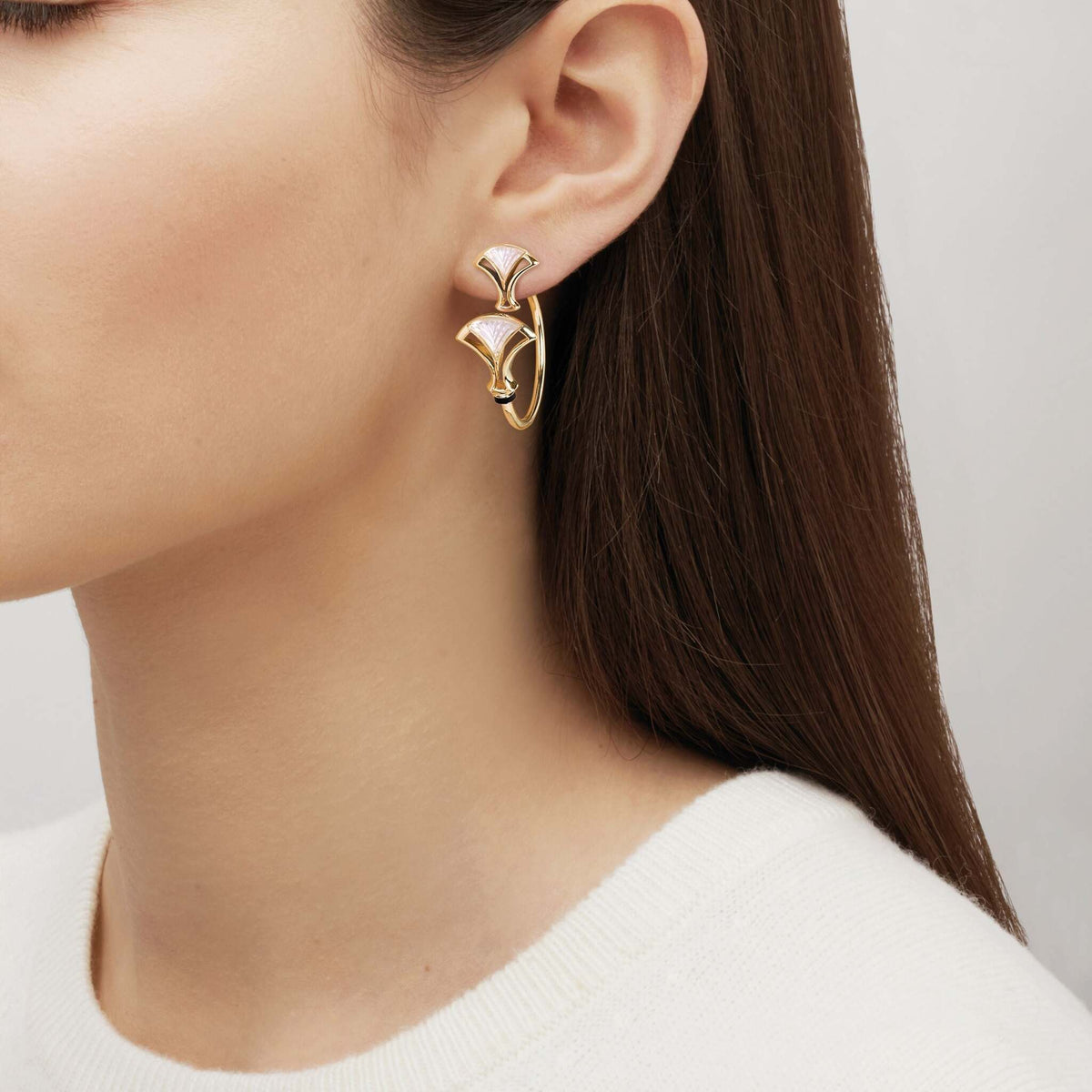 Lalique Larcade Hoops Earrings, alternate view
