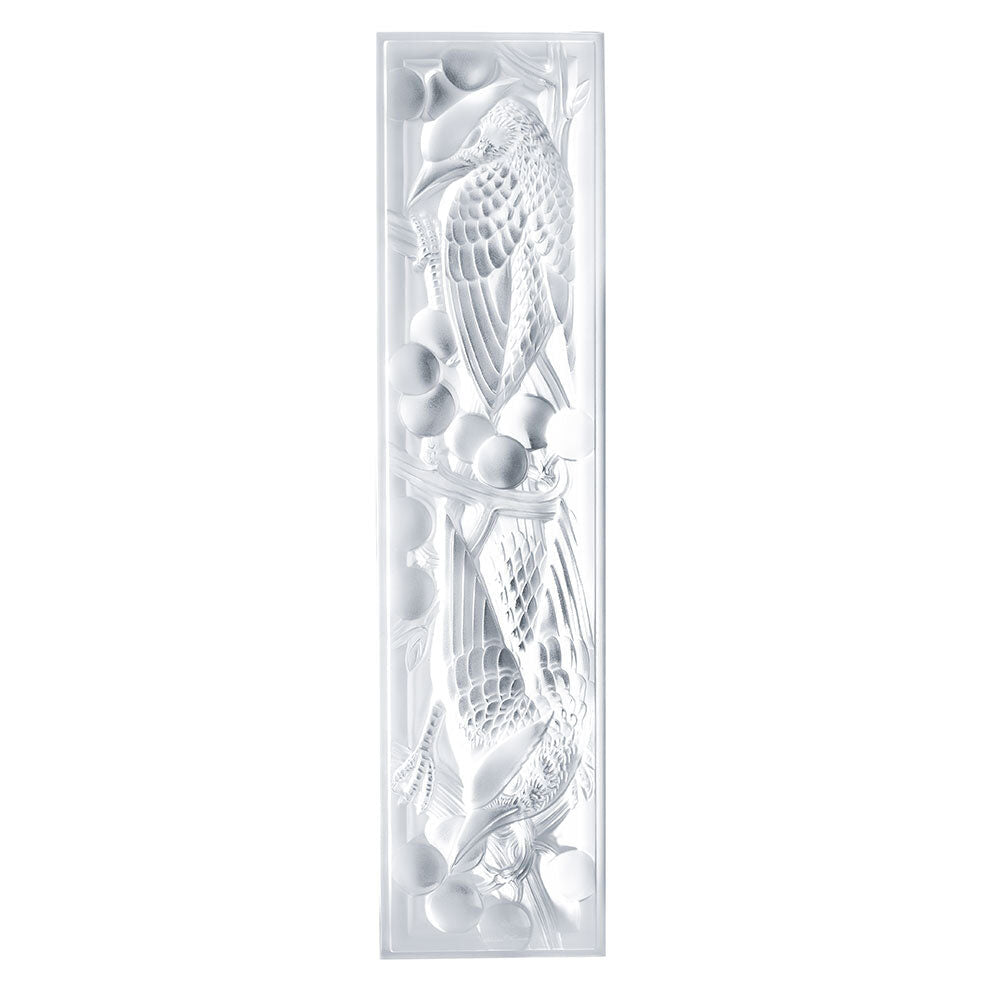 Lalique Merles Et Raisins Decorative Panel Wall Sculpture
