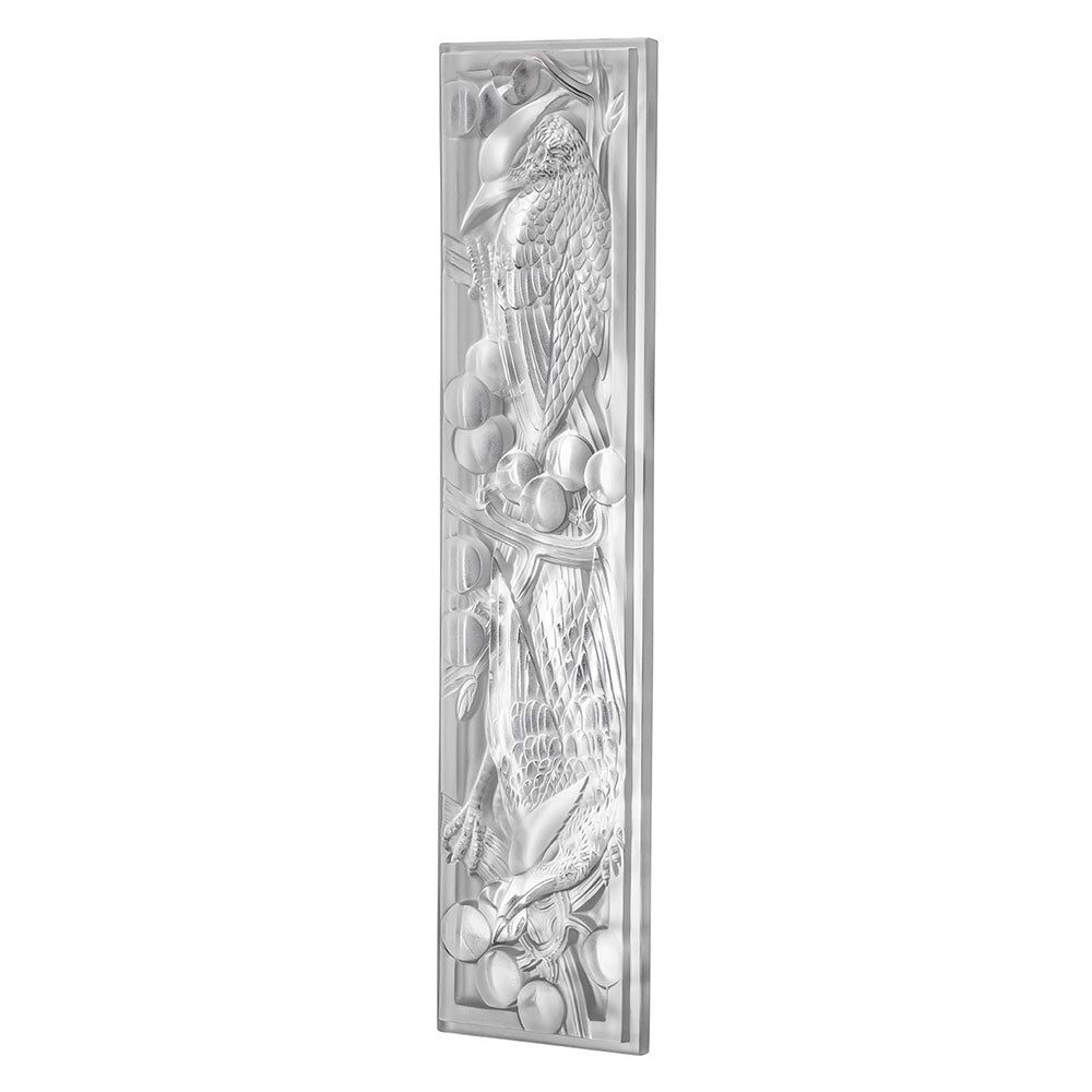 Lalique Merles Et Raisins Decorative Panel Wall Sculpture, alternate view