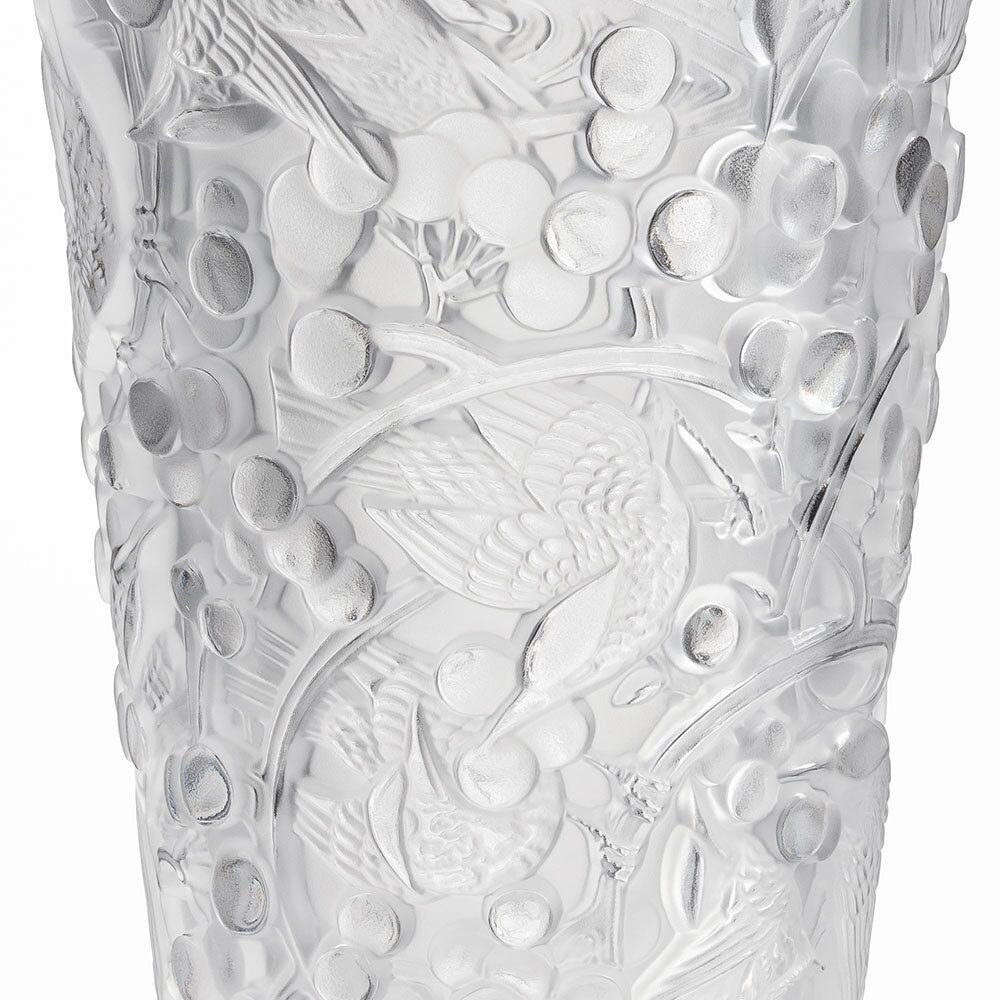 Lalique Merles Et Raisins Medium Vase, alternate view