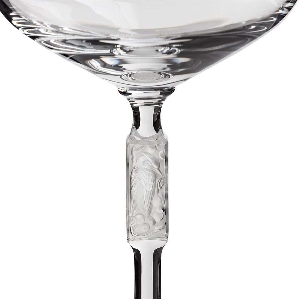 Lalique Merlot Glass, alternate view