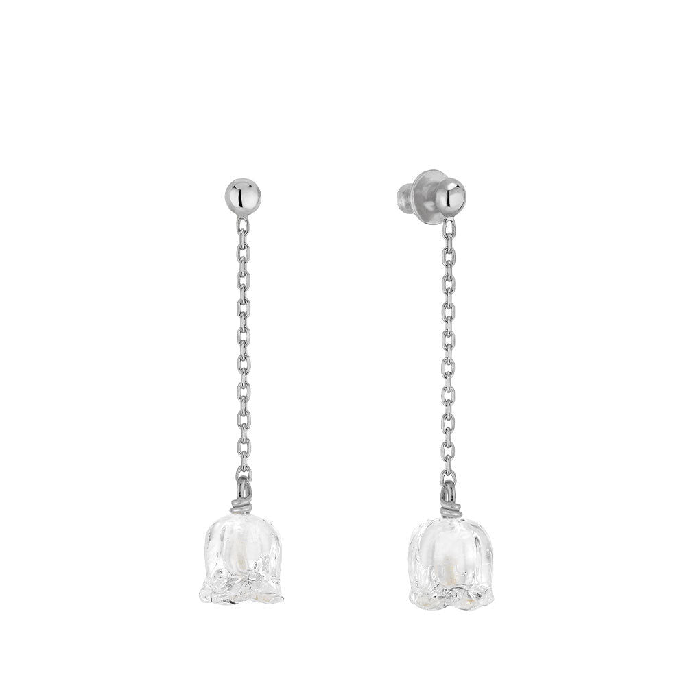 Lalique Muguet Long Earrings