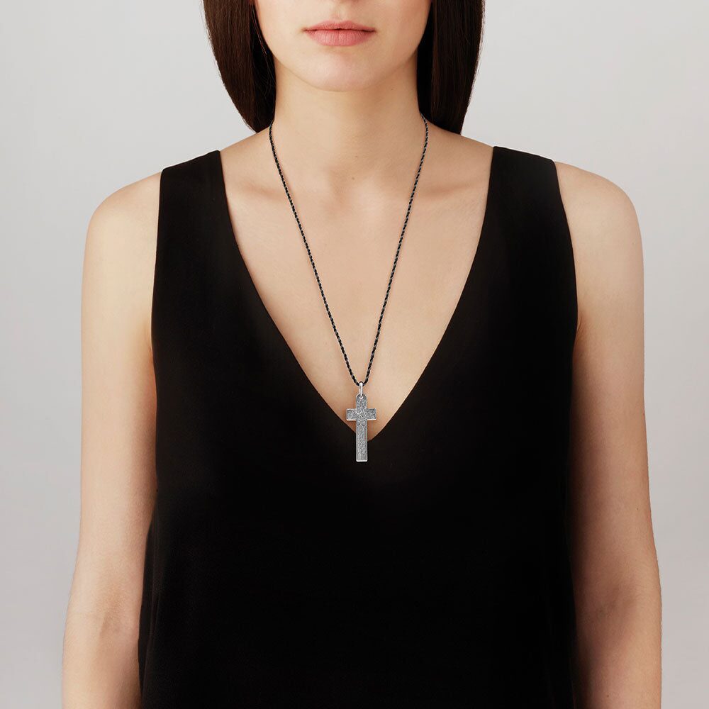 Lalique Saint Matthew Cross Pendant Women's Fine Pendant Necklace, alternate view