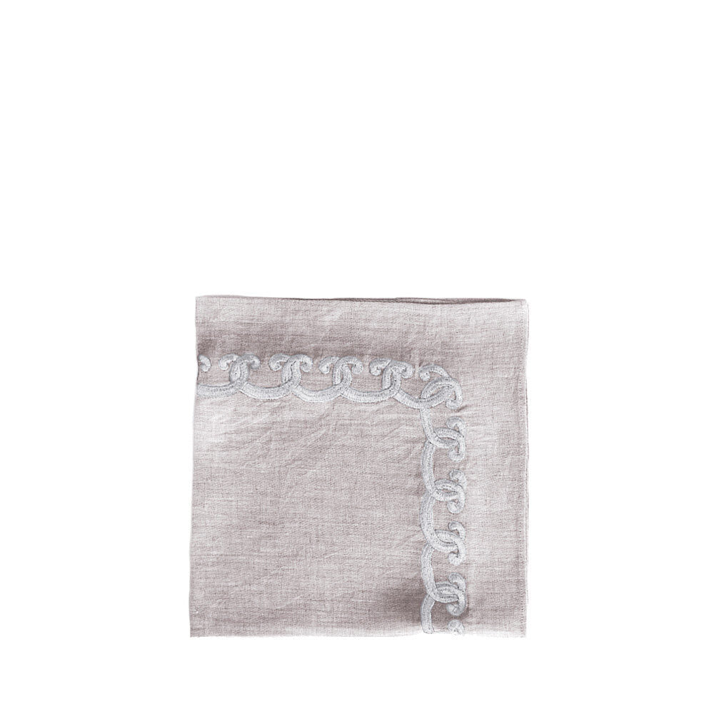 Lalique Scallop Embroidered Napkin