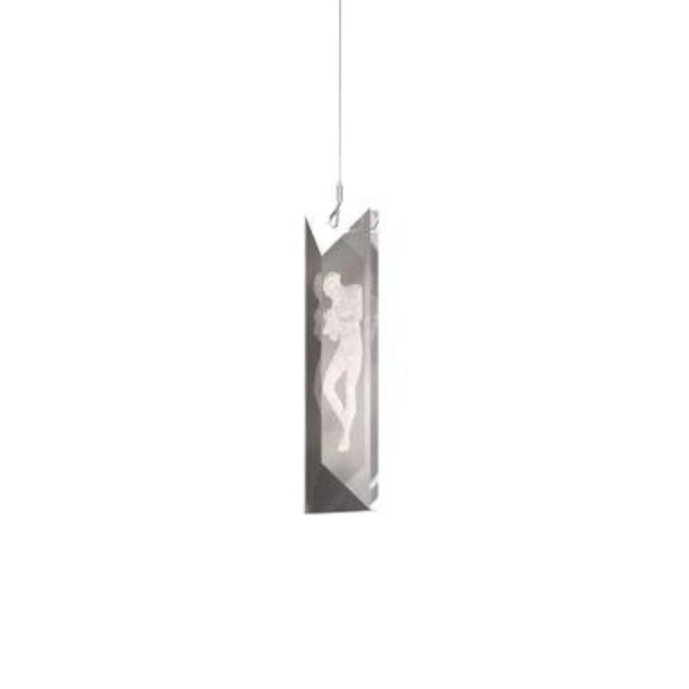 Lalique Serene Simple Prism Figurines Ceiling Lamp Close To Ceiling Light Fixture