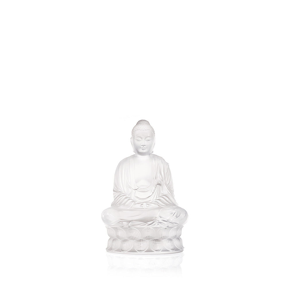 Lalique Small Buddha Sculpture