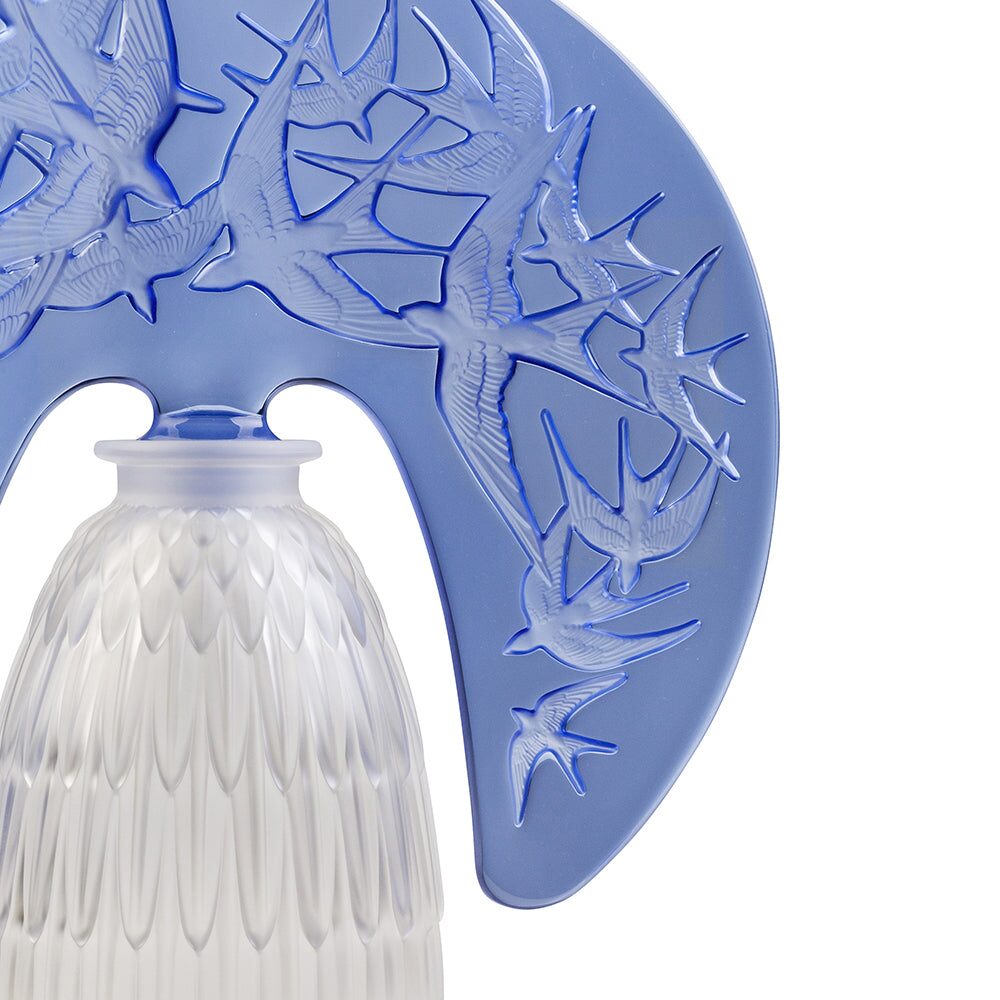 Lalique Swallows Lamp, alternate view