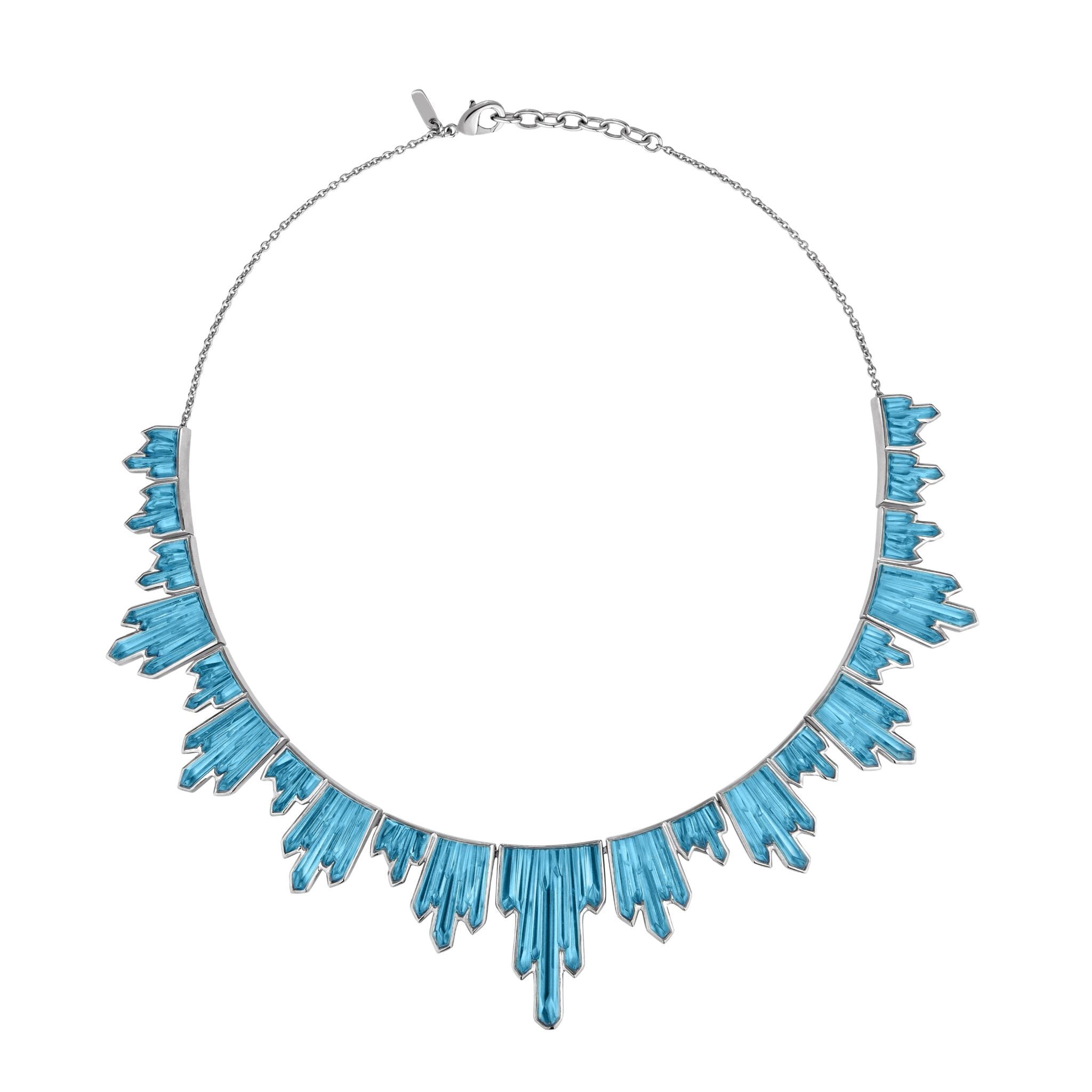 Lalique Terramineral Necklace 21 Crystals