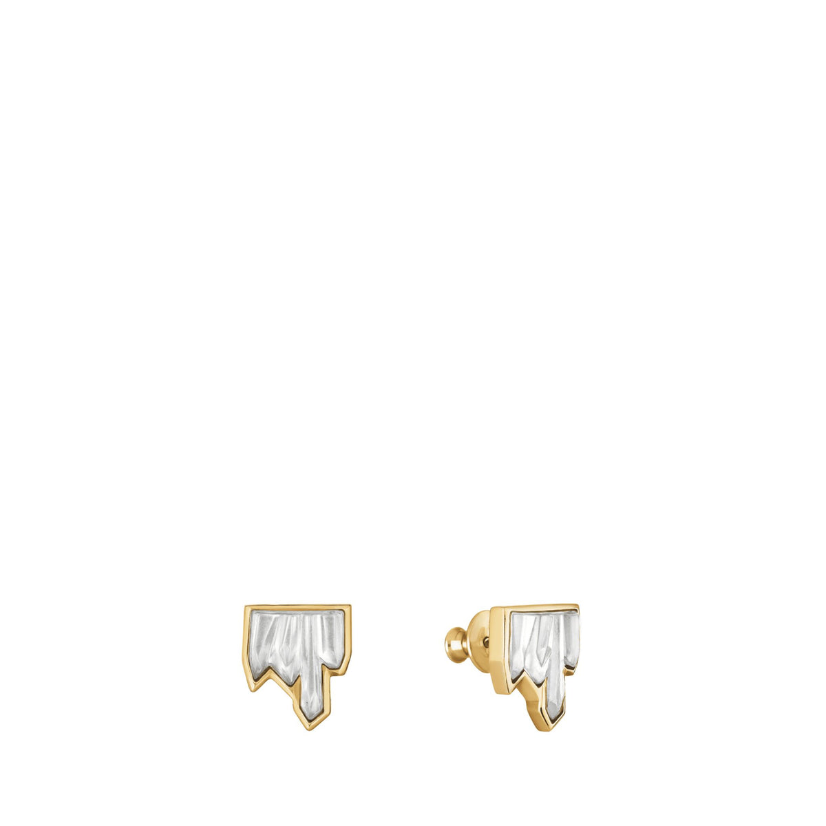 Lalique Terramineral Stud Earrings, alternate view