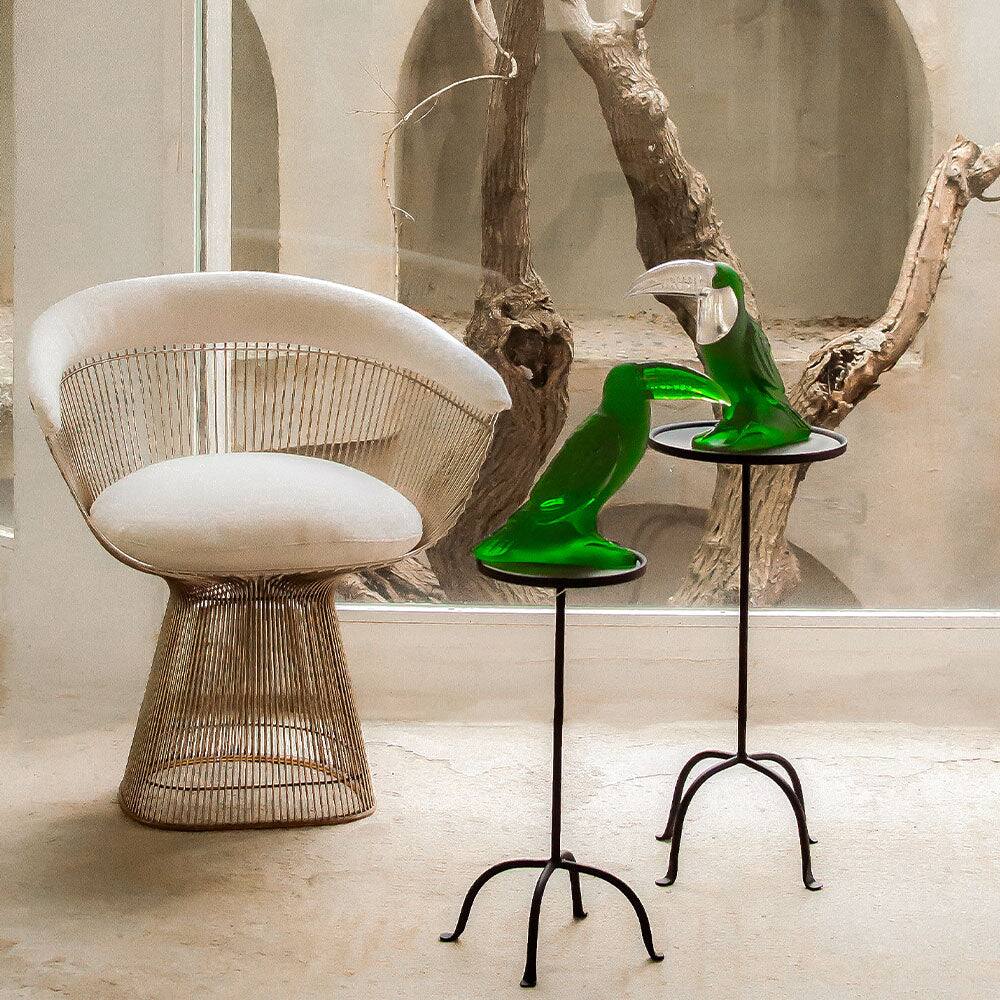 Lalique Toucan Sculpture, alternate view