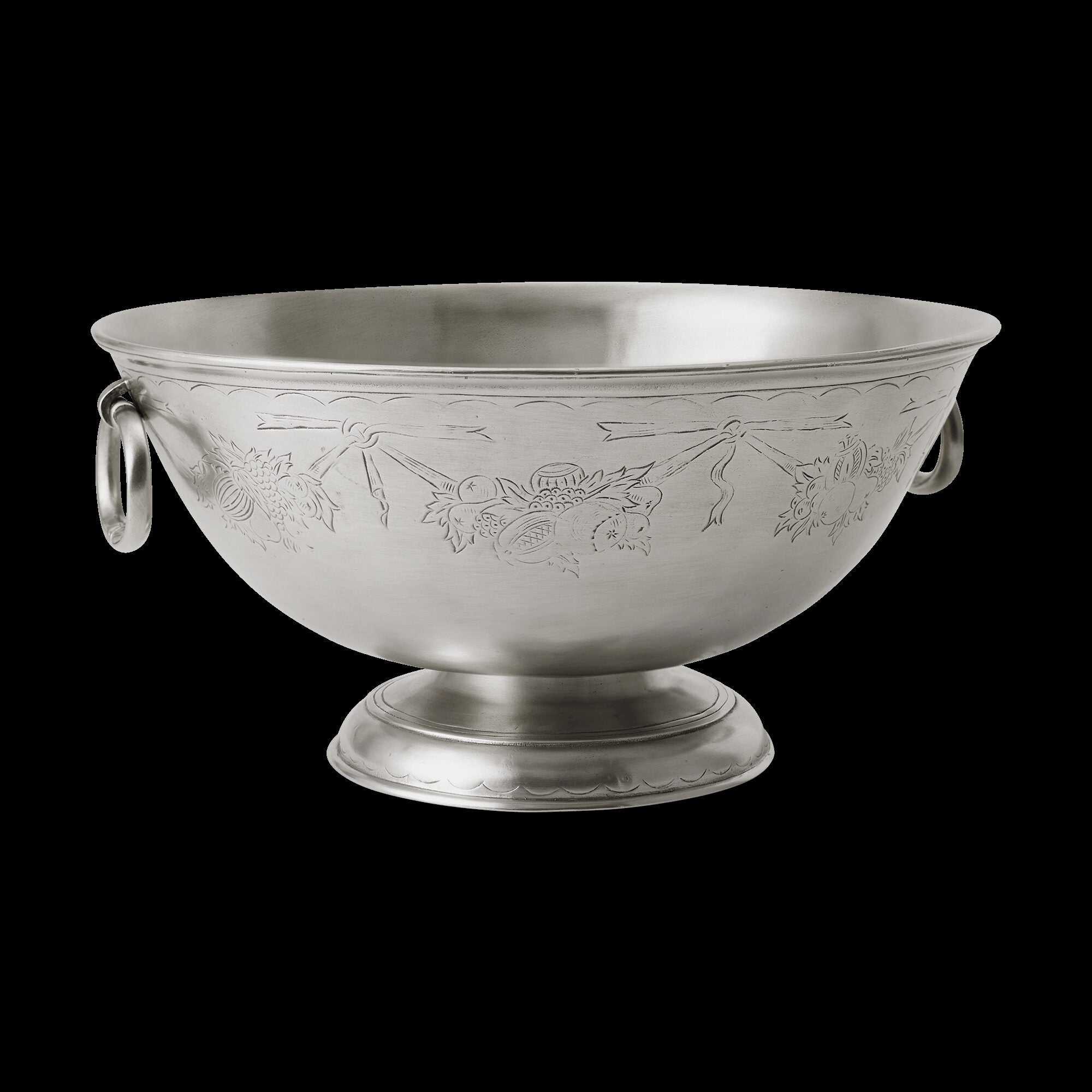 Match Pewter Antique Footed Bowl
