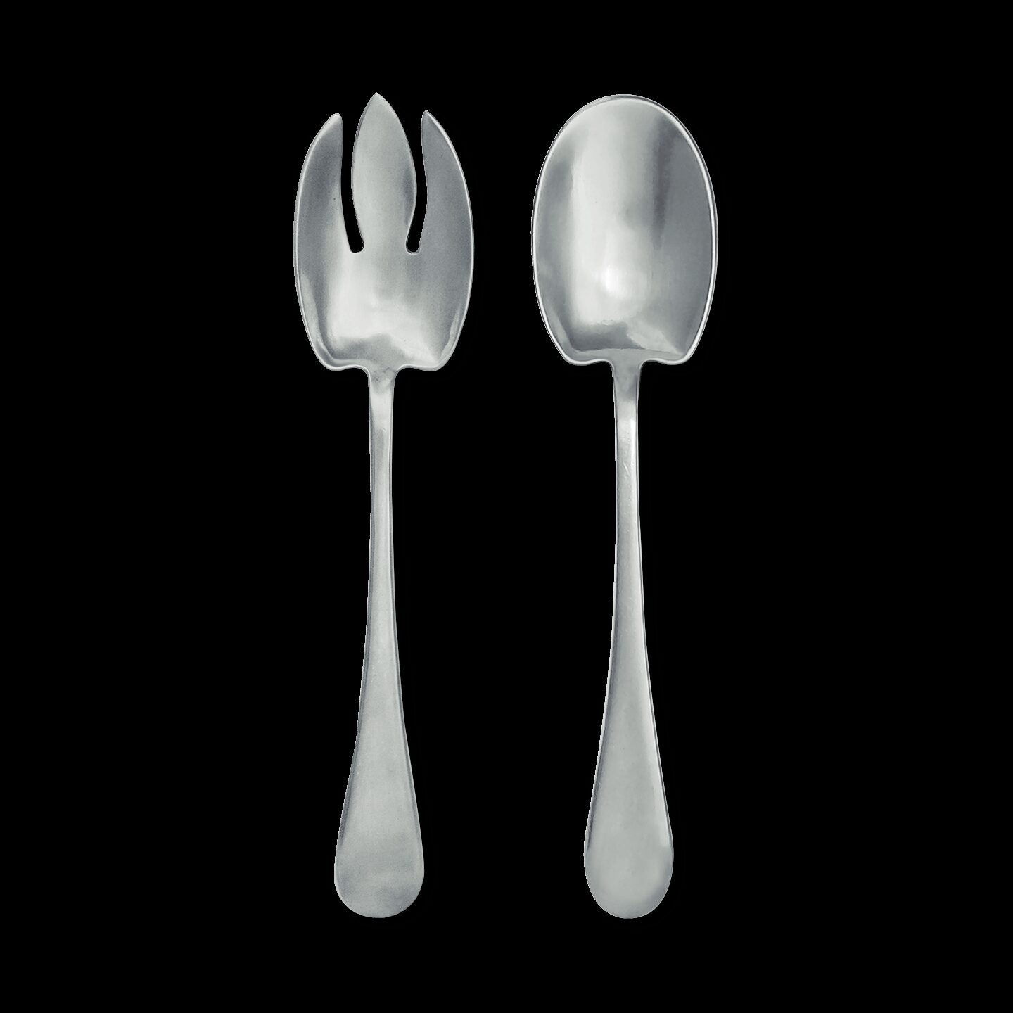 Match Pewter Aria Salad Set Salad Server β Salad Set