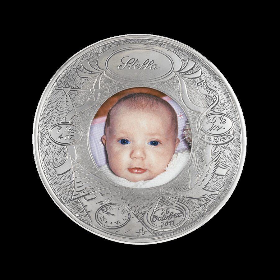 Match Pewter Baby Frame β Baby Frame, Engraved