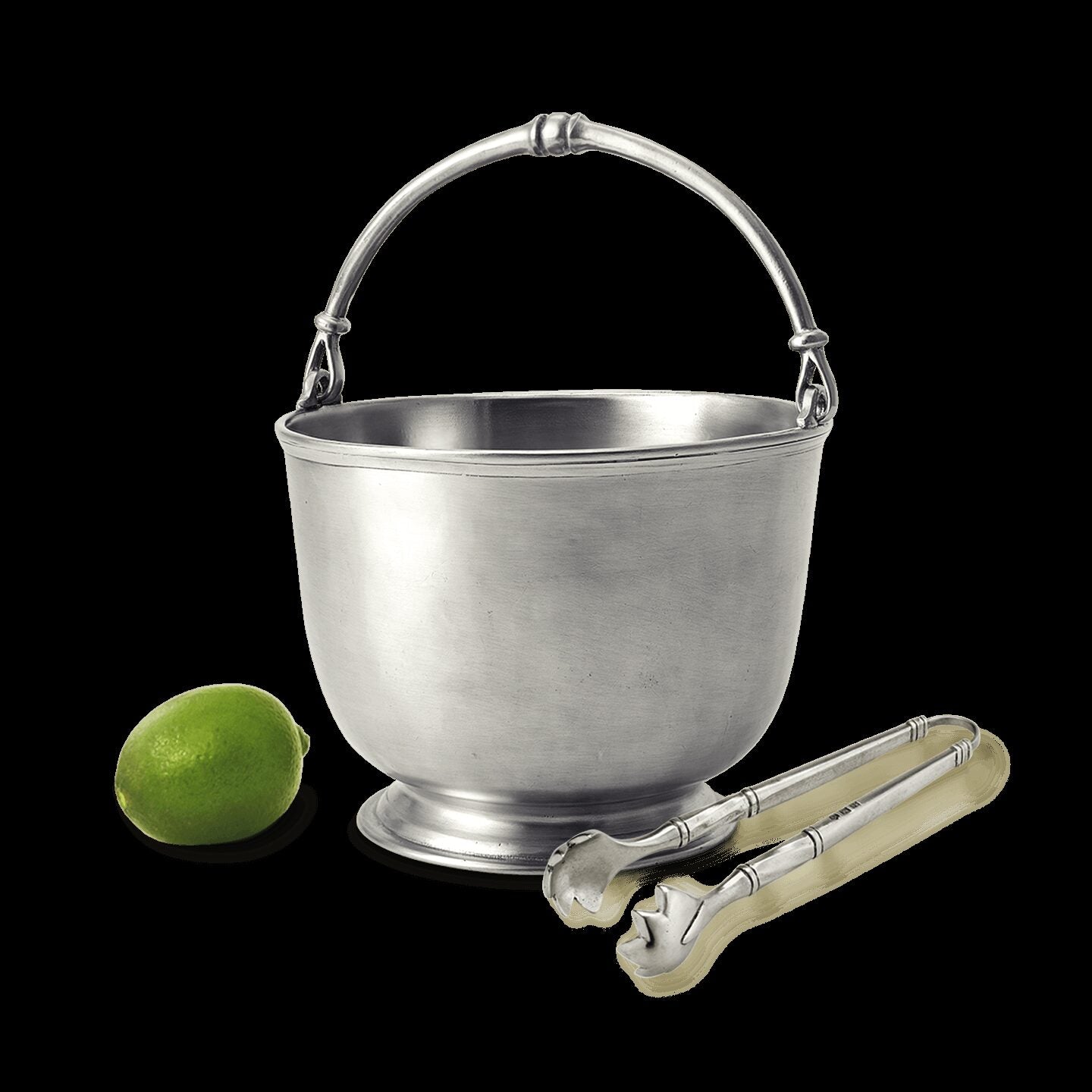 Match Pewter Bar Ice Bucket with Tongs Set β Ice Bucket & Tong Set